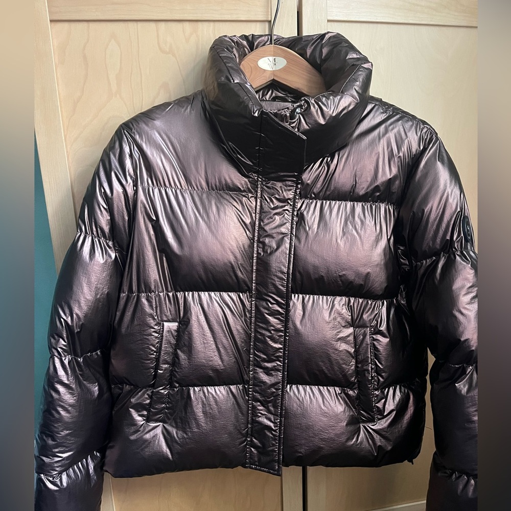 Chocolate brown Noize puffer. Like new condition